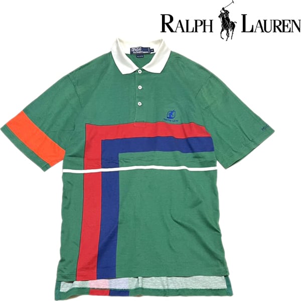 1点物◇ラルフローレンPOLOビンテージ80s半袖ポロシャツ古着SメンズML