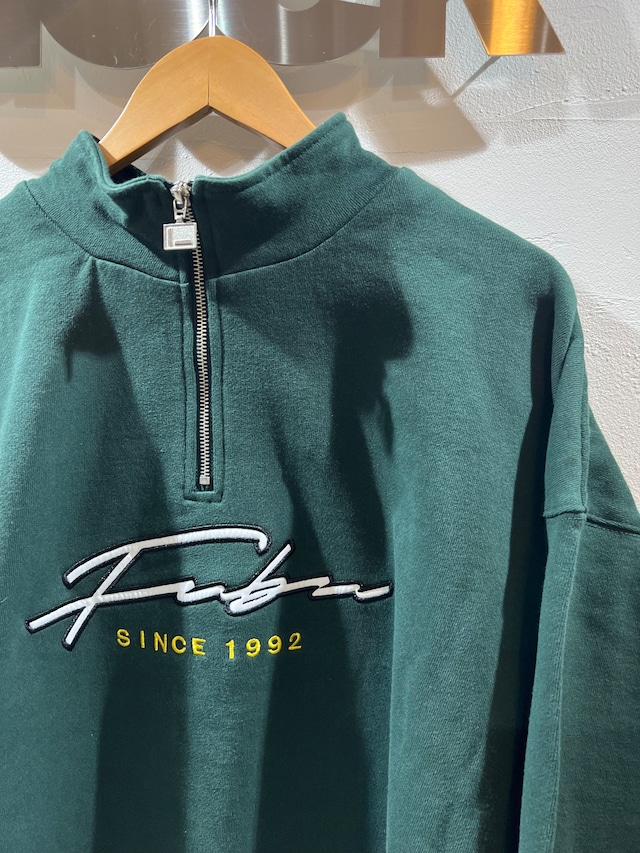 FUBU closing　FW　 立ち襟LOGO　スウェット　GREEN