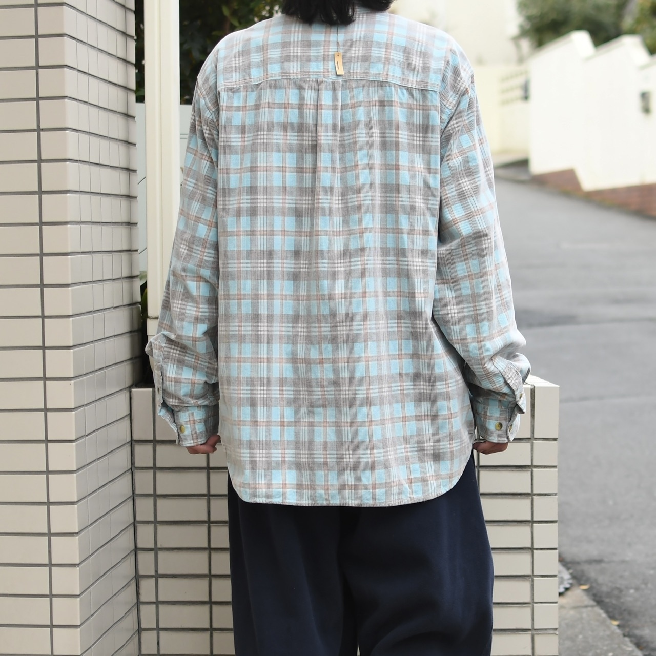 The Territory Ahead check corduroy shirt