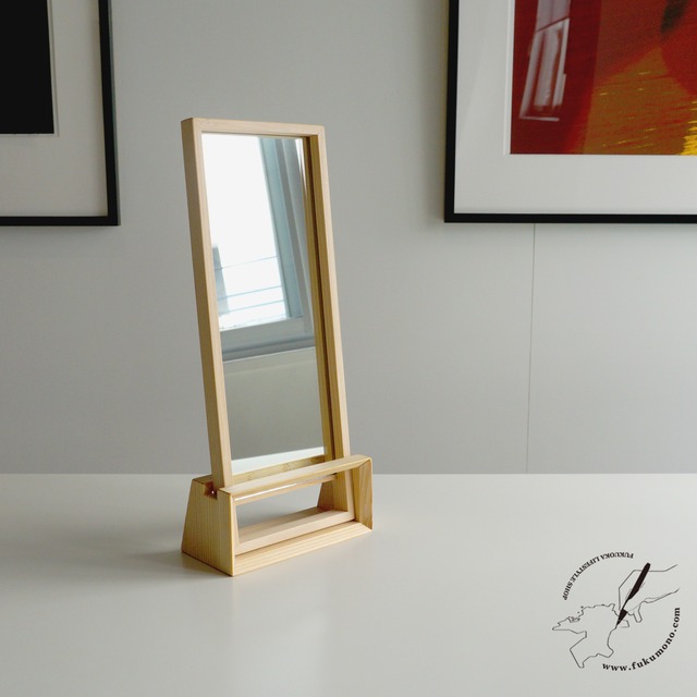 スタンドミラー [杉]