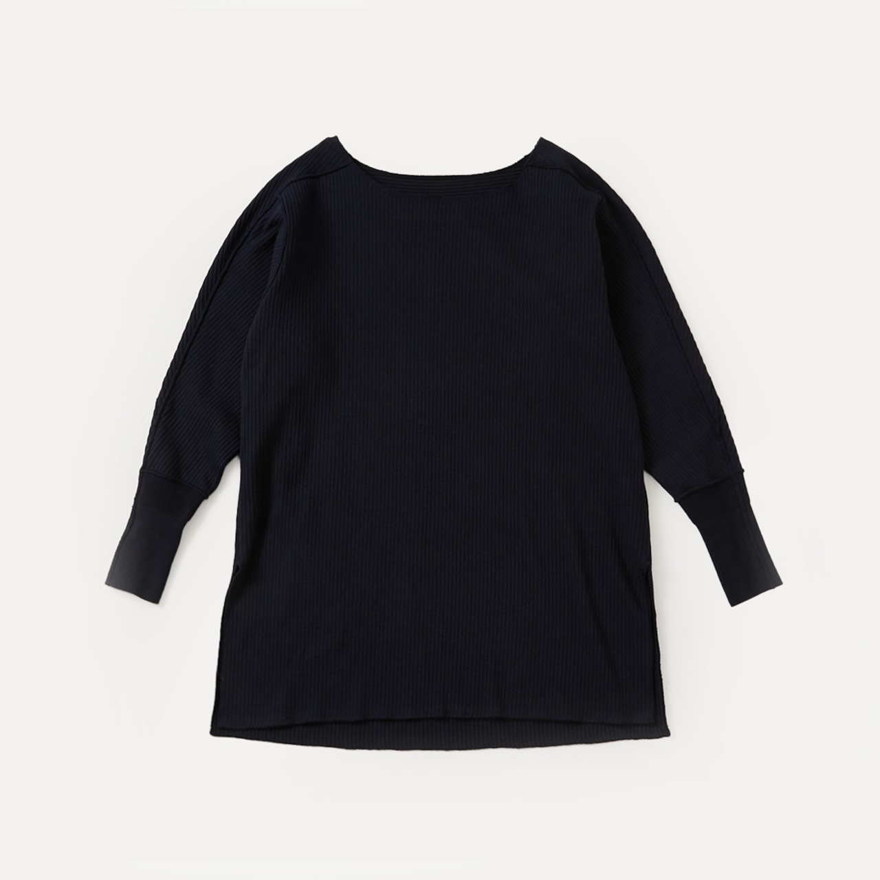 Flat seem top/Navy