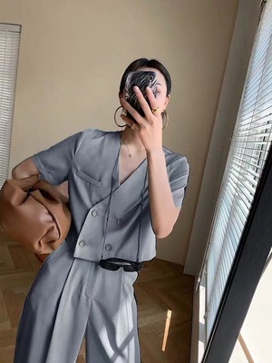 ワイドパンツ セットアップ AJ33167-621