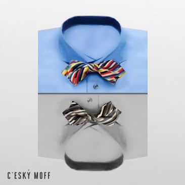 カラーバー蝶ネクタイ / CESKY MOFF | ホホ衣類・CESKY MOFF
