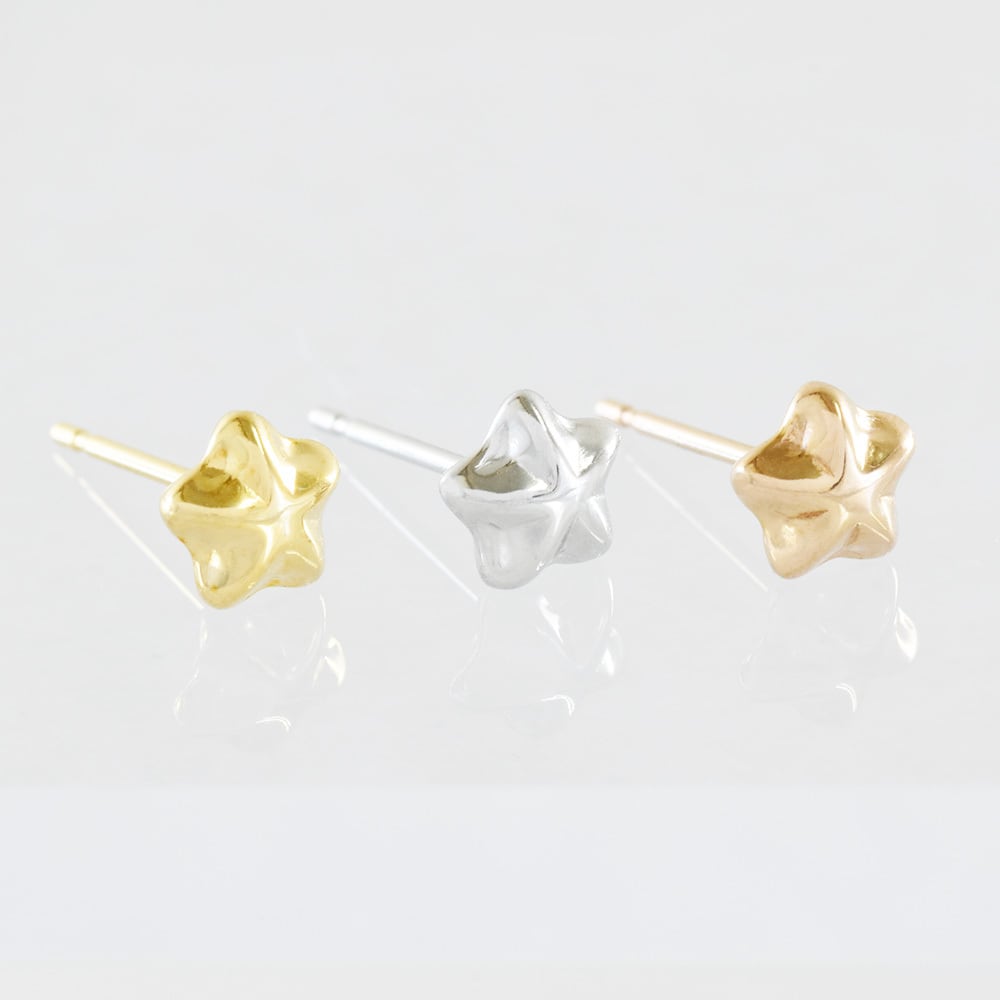 K18 星 ピアス 【S】【M】CD030-CIBS | kyfactory