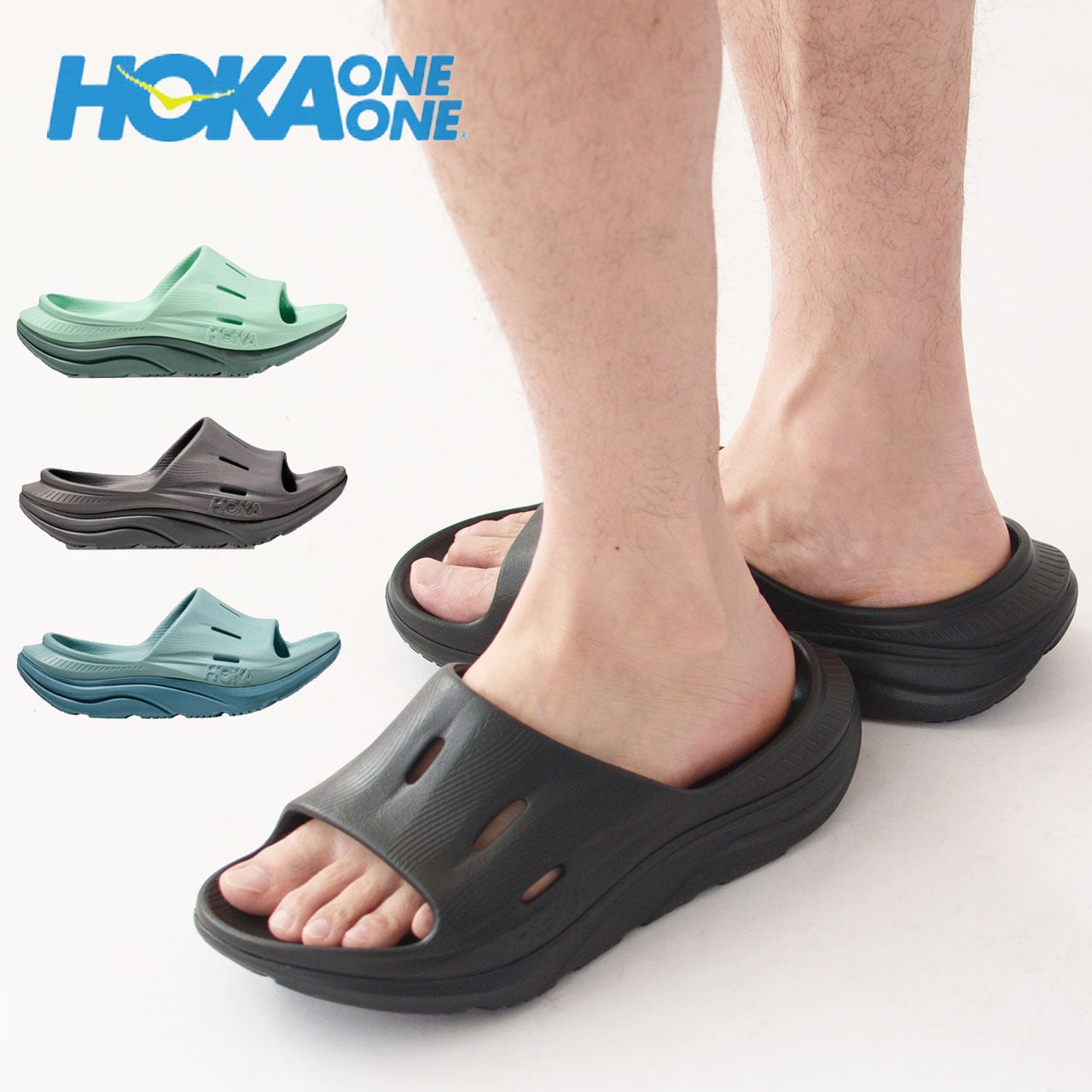 HOKA ONE ONE [ホカオネオネ] U ORA RECOVERY SLIDE 3 [1135061] オラ リュクス  ・リカバリーサンダル・マシュマロソール・厚底サンダル　MEN'S/LADY'S [2023SS] | refalt online store