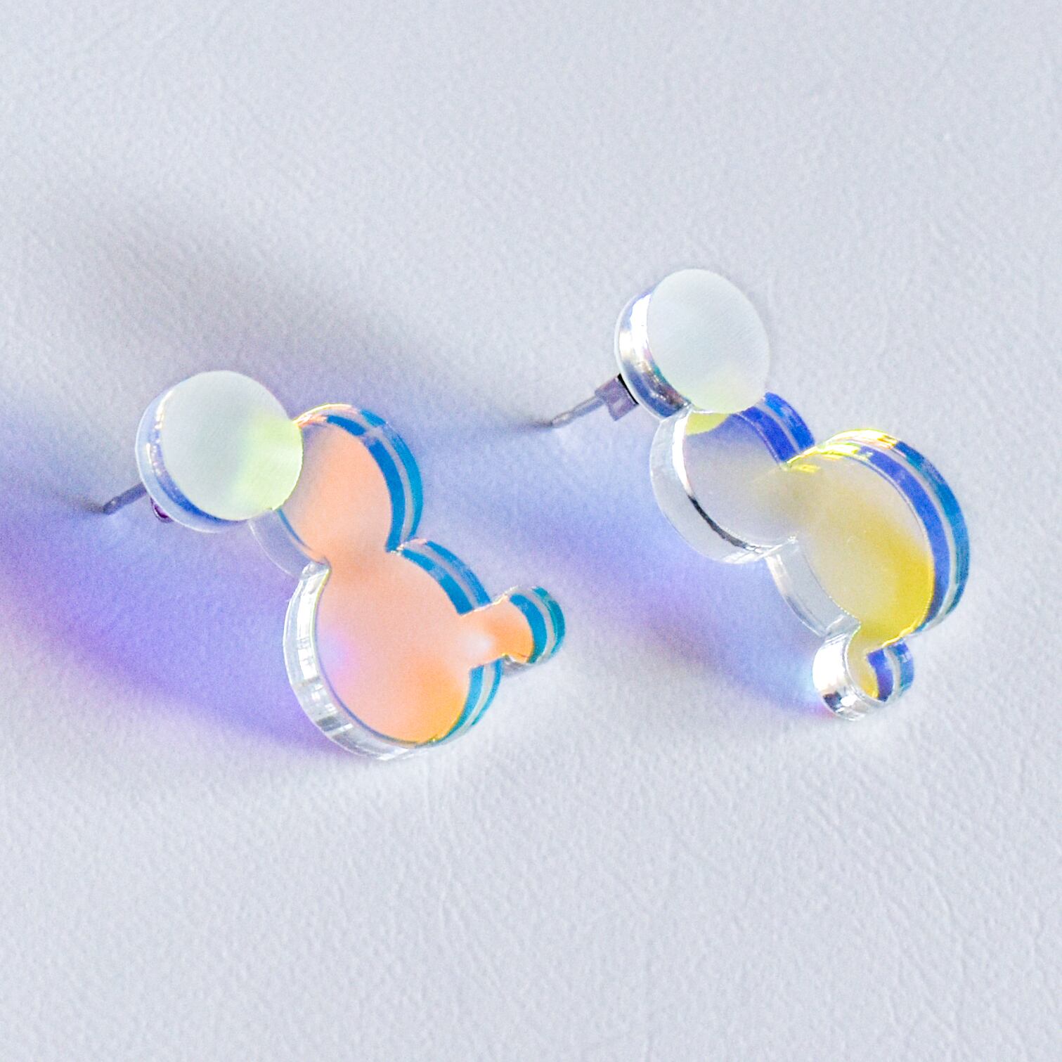 オーロラ泡沫ピアス/イヤリング | HAQC.