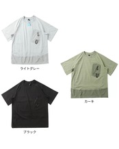 ジップポケット半袖Tシャツ　S0557