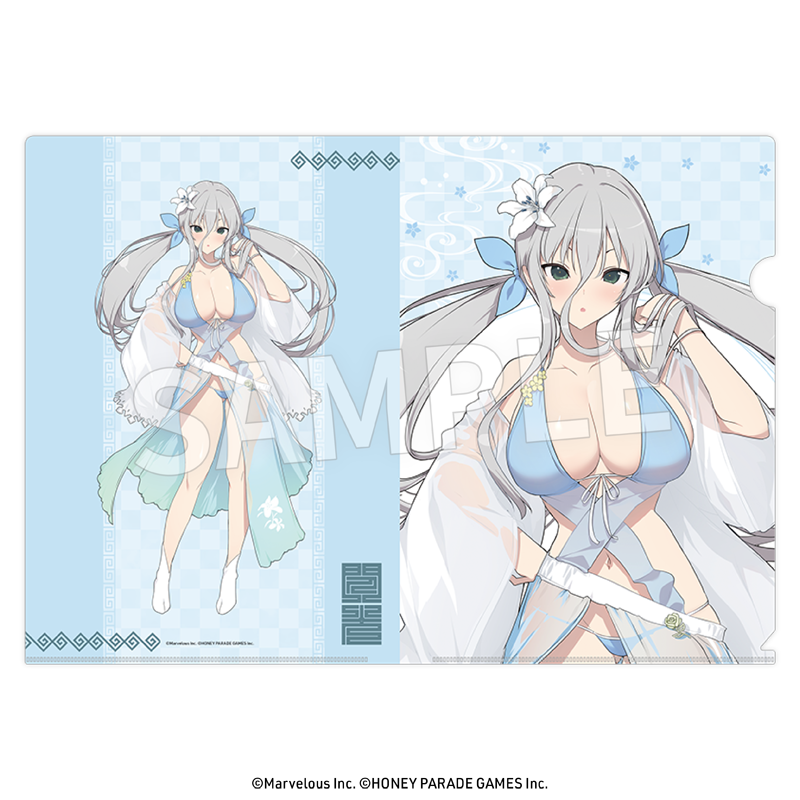 閃乱カグラ 5周年記念出張購買部 A4クリアファイル 6枚セット : 閃