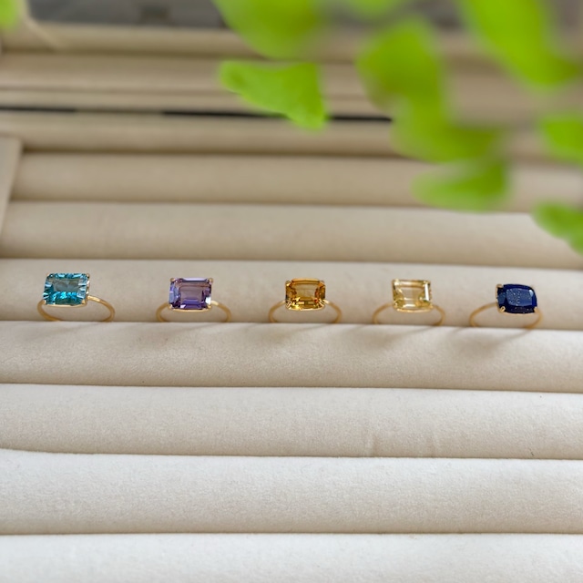 【square ring】アメジスト