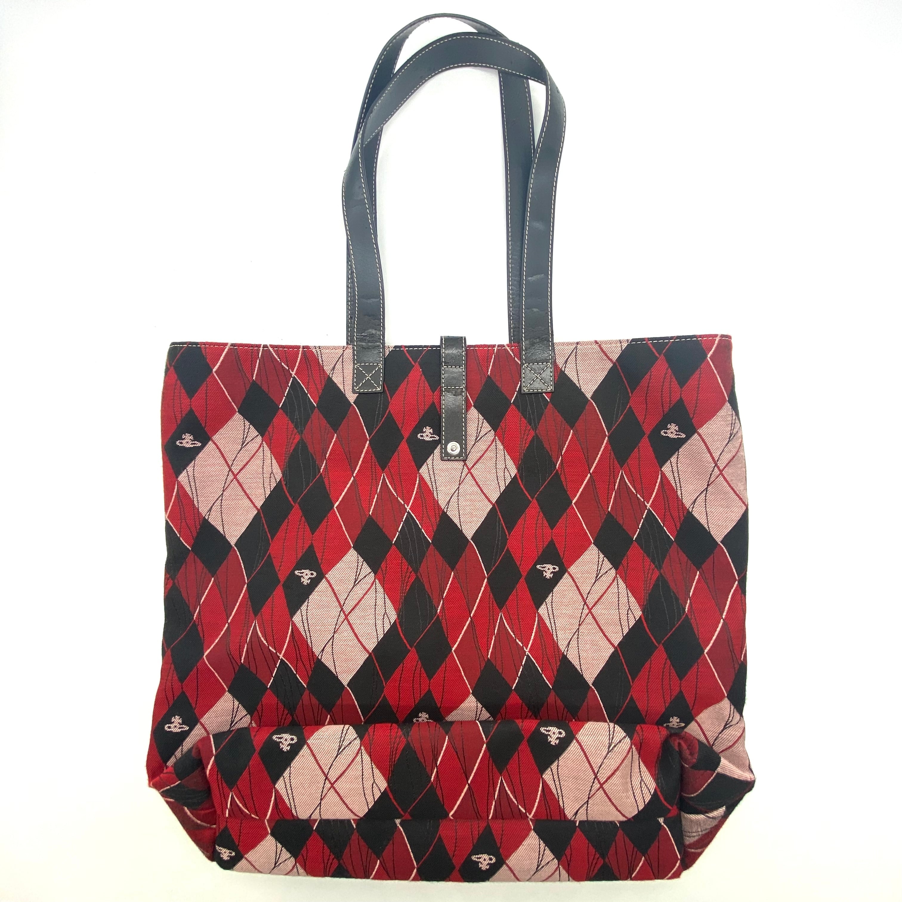 vivienne westwood アーガイル　トートバッグ VivienneWestwood トートバッグ Vivienne Westwood Tote Bag Argyle