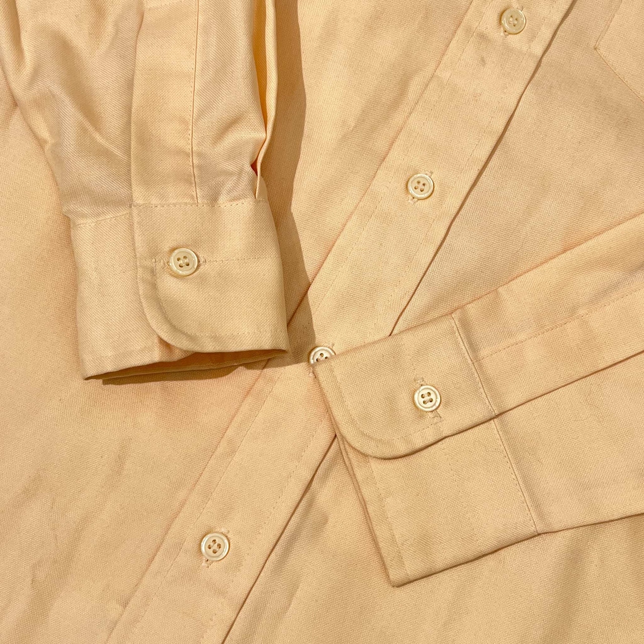 Van Jusco ヴァンヂャケット BD ボタンダウン 長袖シャツ TL/クリーム系 メンズ ビンテージ/アイビートラッド