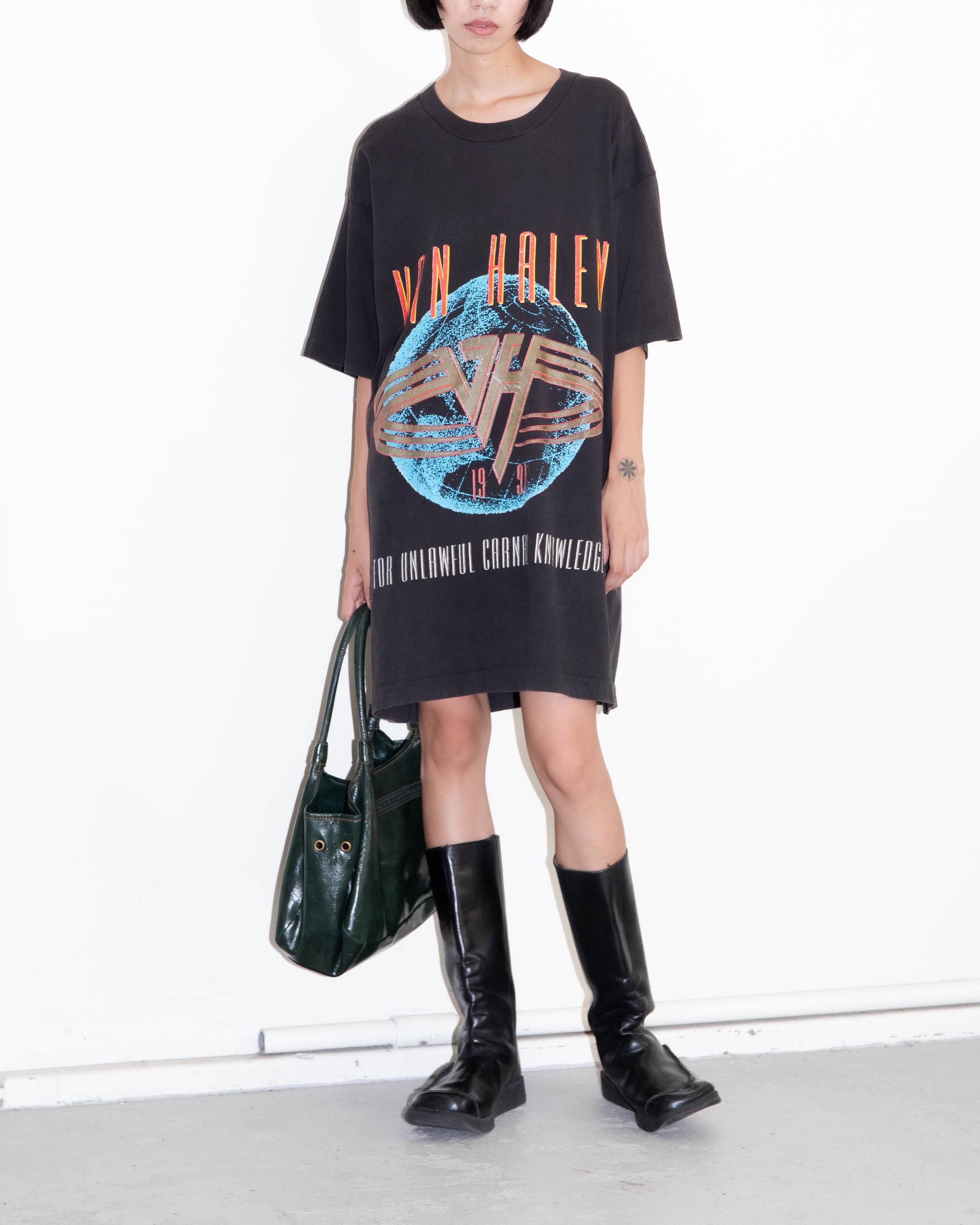 【値下げ不可】古着 90s Van Halen 楽天市場】90s USA製 ヴァンヘイレン Van Halen タイダイ柄 For