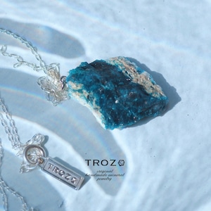 【127 Emerald Song Collection】 ヘミモルファイト 鉱物原石 シルバー925 ネックレス 天然石 アクセサリー
