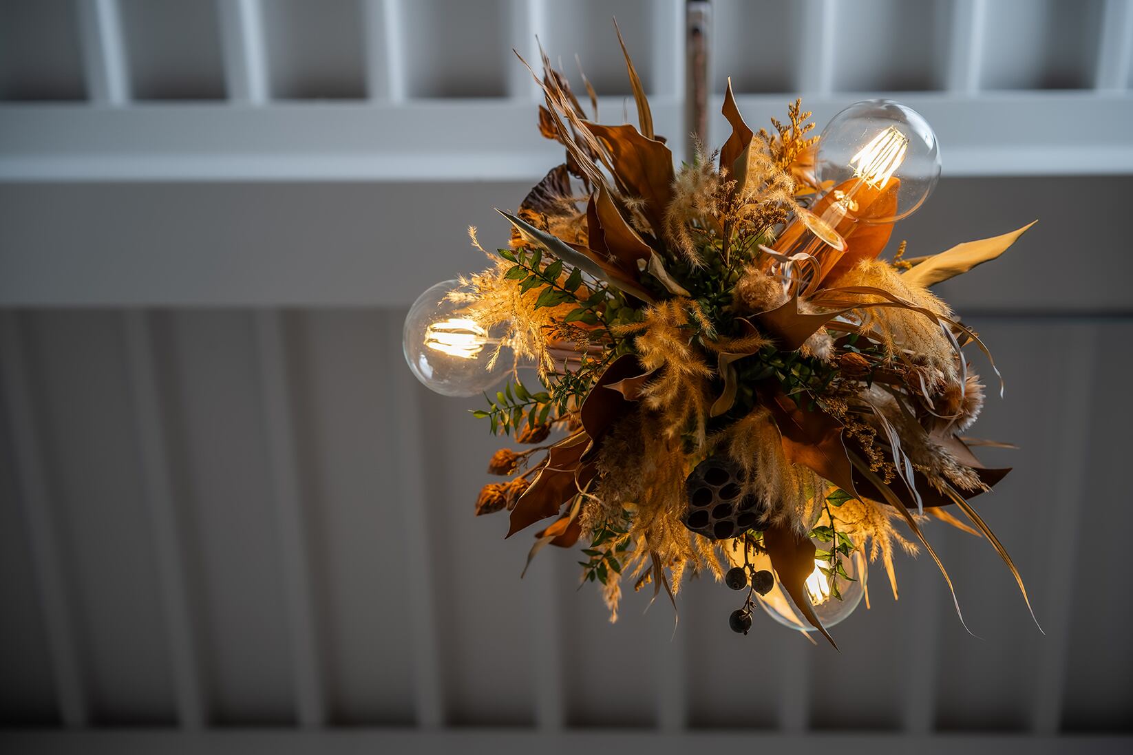 グレビリアゴールド・ススキ / 中型3灯 / 品番 s5_1 / 照明・ドライ