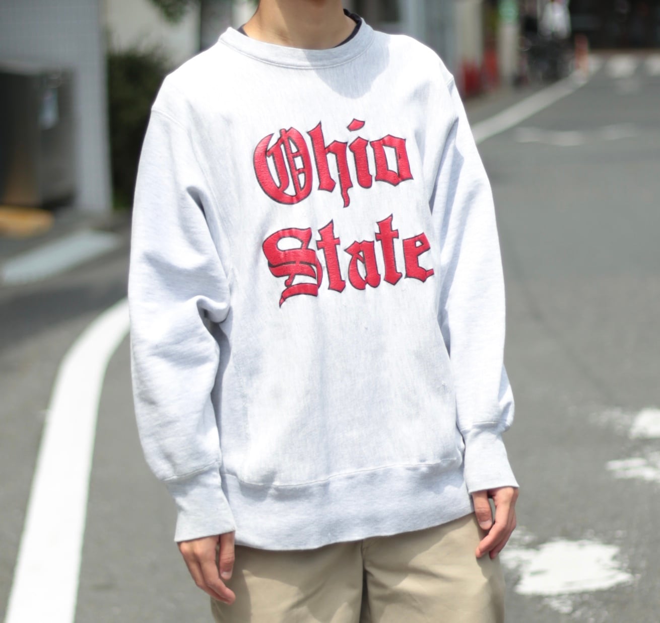 90s USA製 90s チャンピオン OHIO STATE リバースウィーブ