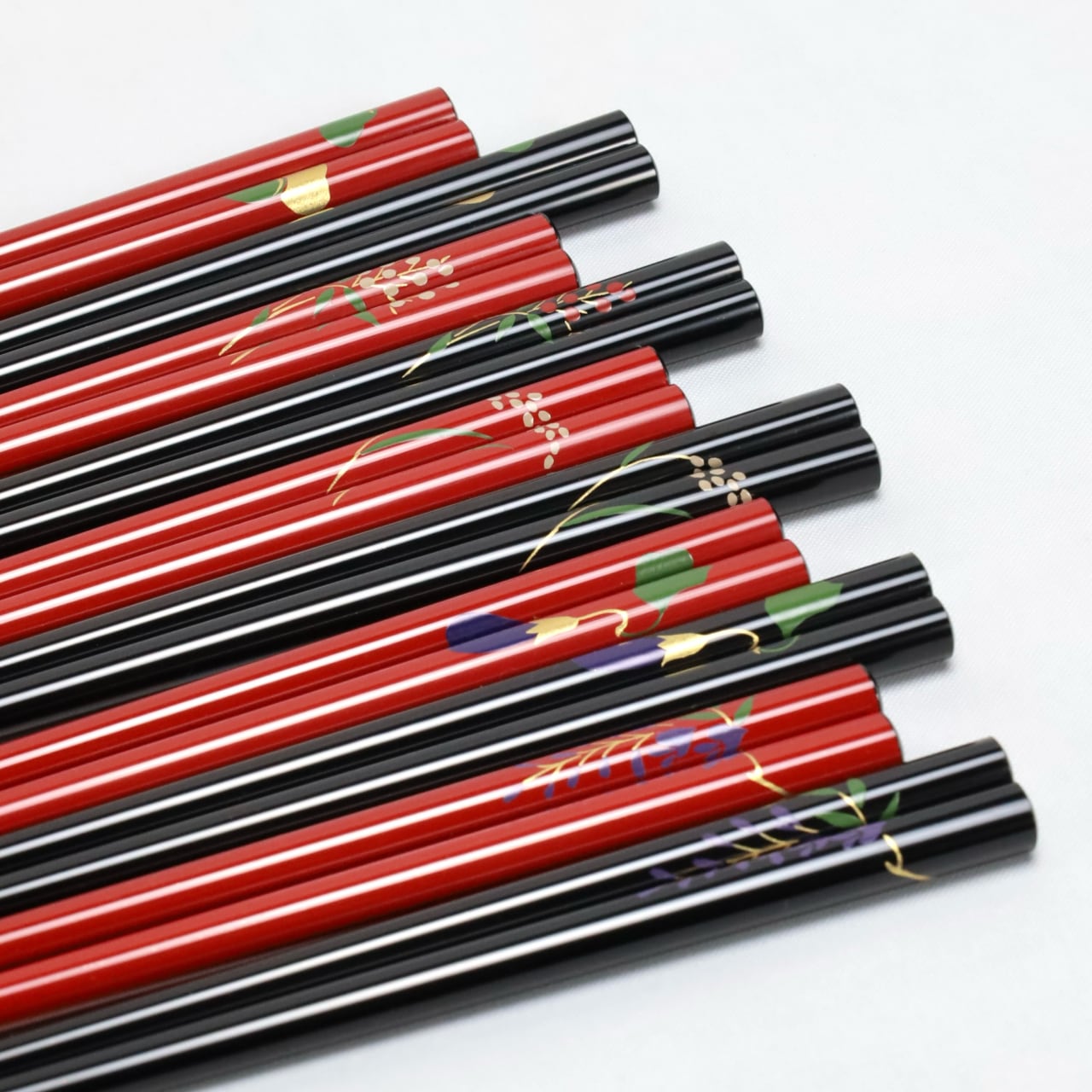 【オンラインショップ限定】蒔絵箸 そらまめ・なんてん・いなほ・なす・ふじ