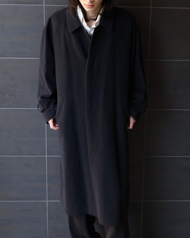 fly front stainless steel collar coat