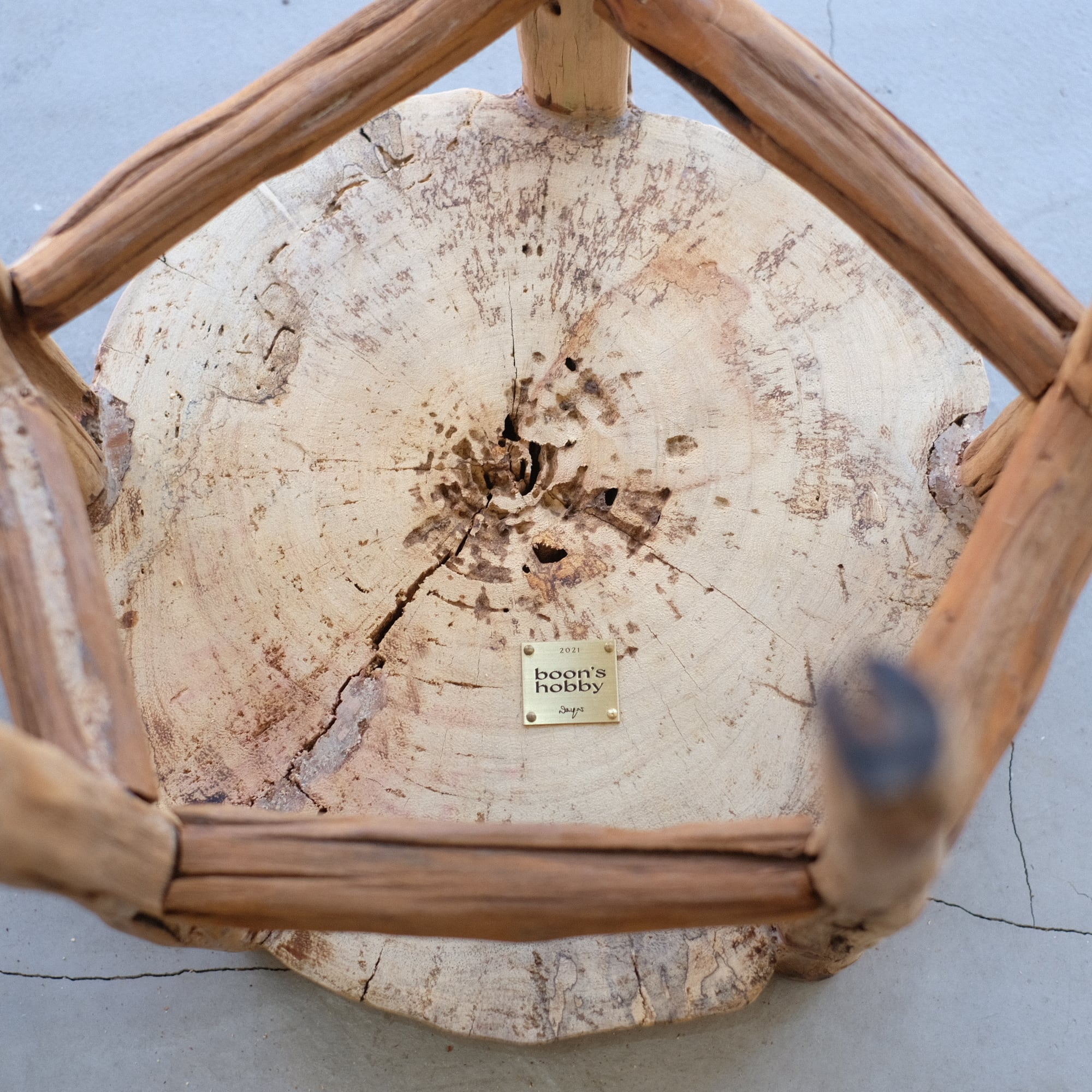 Round Lychee Stool 45 -004 | WEST VILLAGE TOKYO