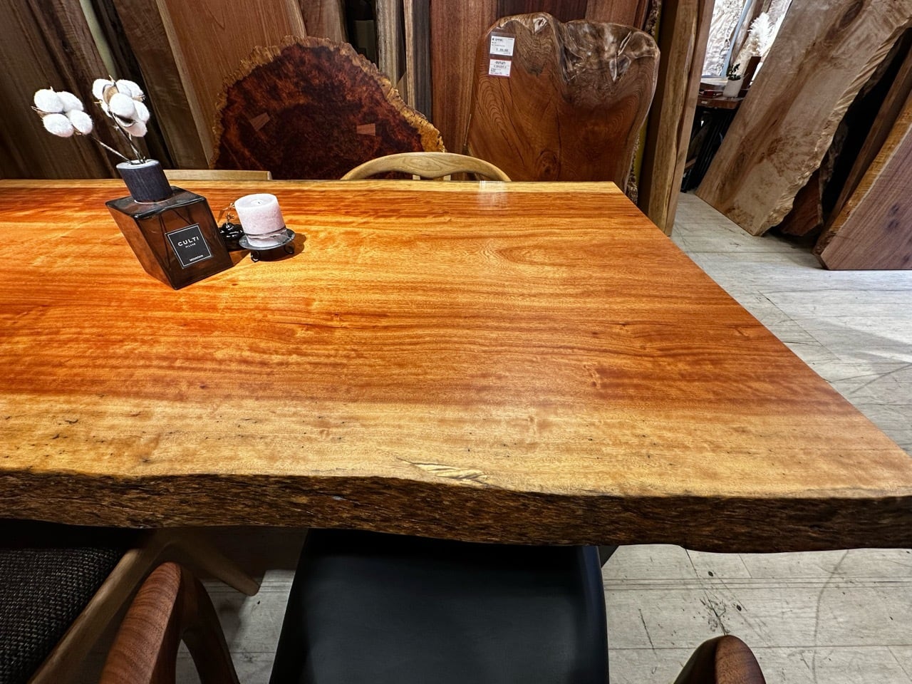 OUTLET】ボセ_1700×900-930×60_柏店_テーブル天板/一枚板 1259-2 t001