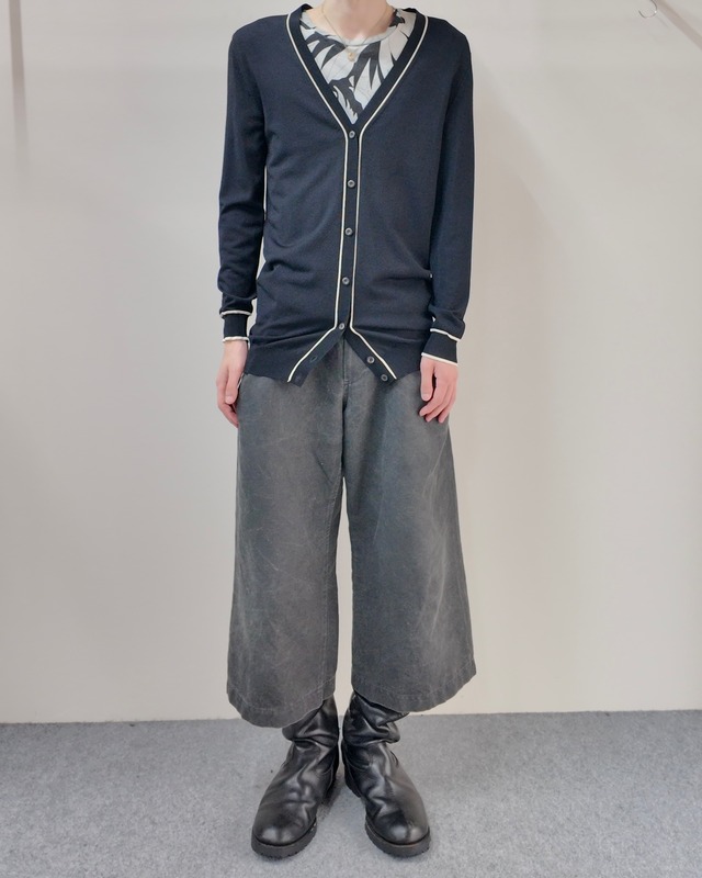 【2014/SS PRADA】piping long cardigan