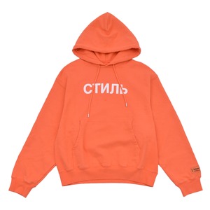 【HERON PRESTON】CTNMB HOODIE　(ORANGEWHITE)