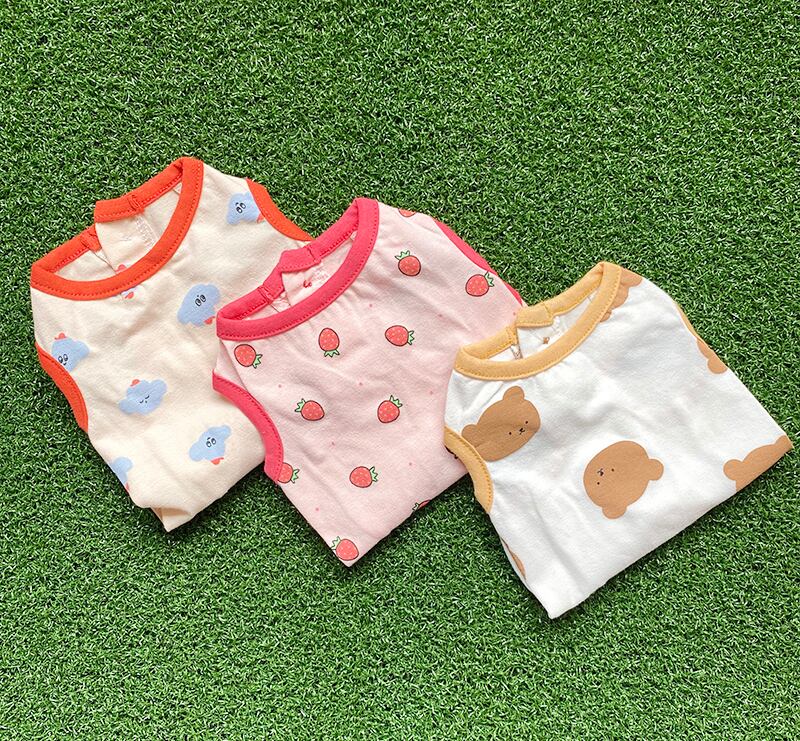 ZOOZOOノースリーブ S ~ XL 3color  /   犬服 春夏 新作 ドッグウェア 可愛い 犬の服 袖なし ワンコ服 ペット用品 top75