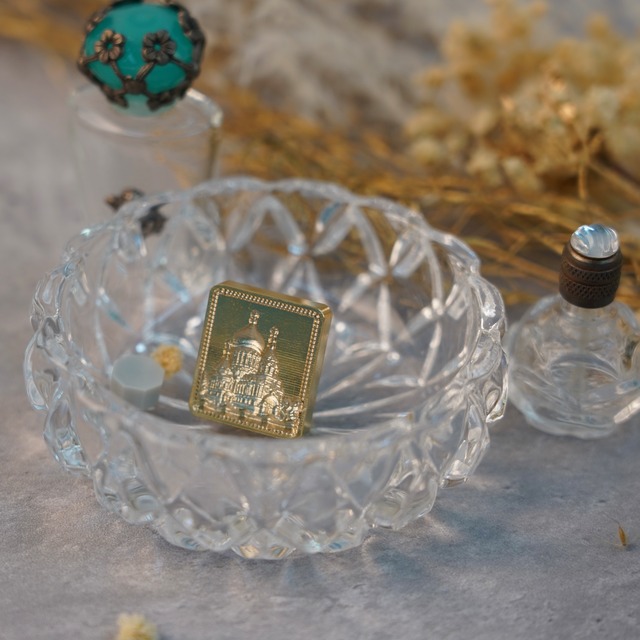 010-20023　Sealing Stamp　Domed Temple