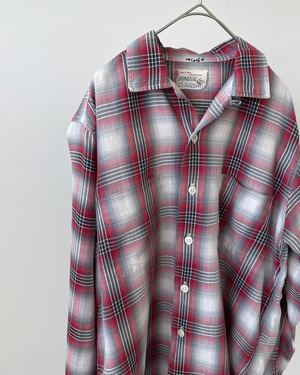 -DONEGAL-Vintage 60s Ombre check shirt