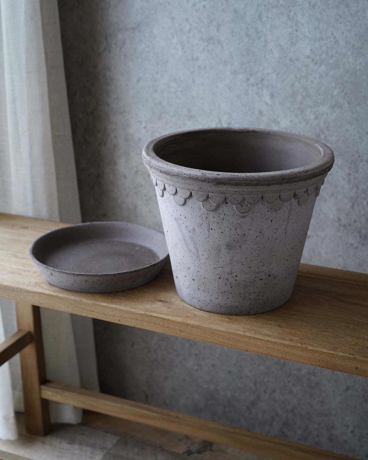 Bergs Potter】コペンハーゲン Ø25cm グレー 植木鉢【バーグスポッター