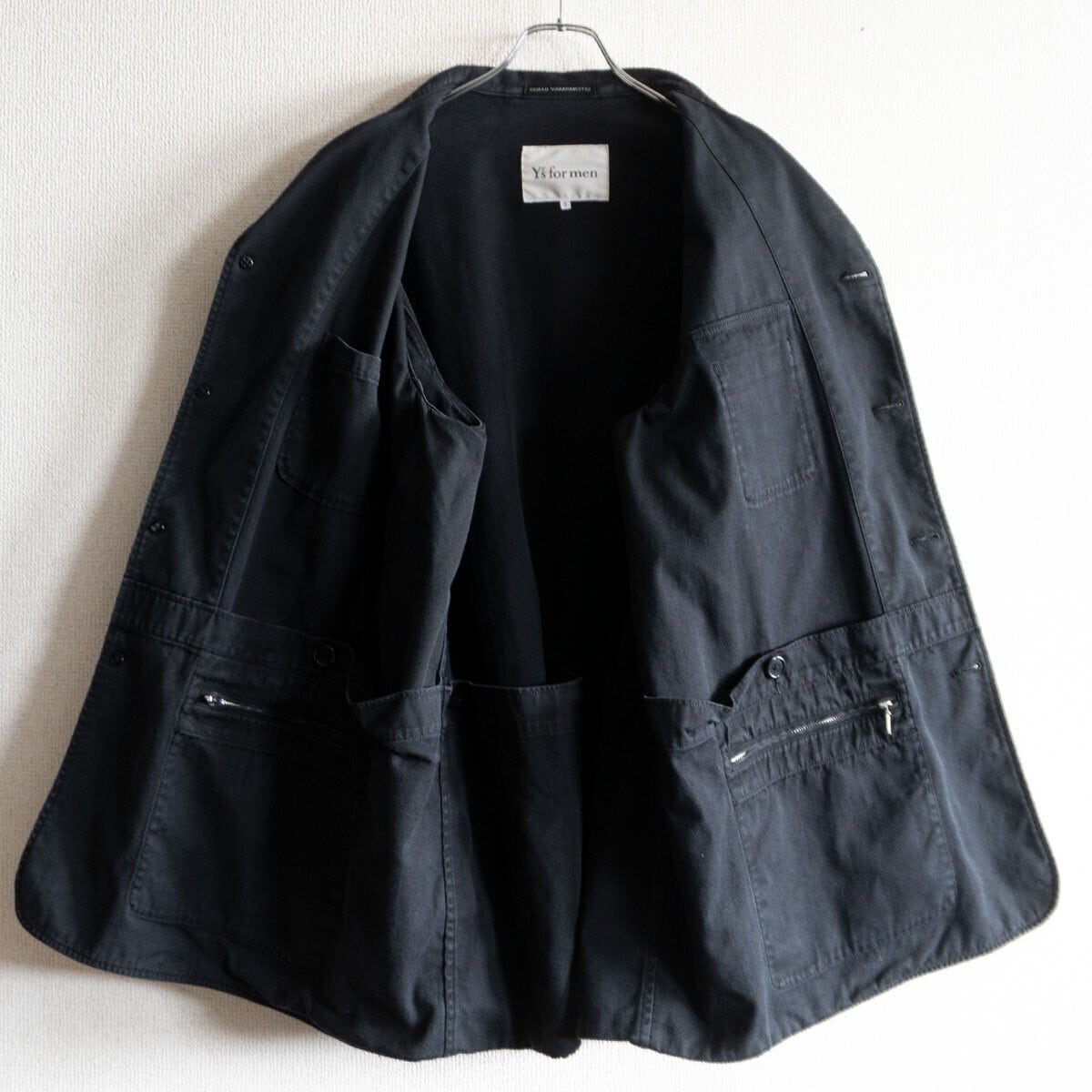 美品」】Y's for men【ハンティングジャケット】3 カバーオール YOHJI