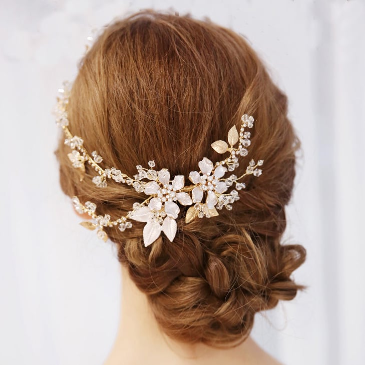 ビジュー付きブラウンコーム ビジュー付きブラウンコーム Amazon.co.jp