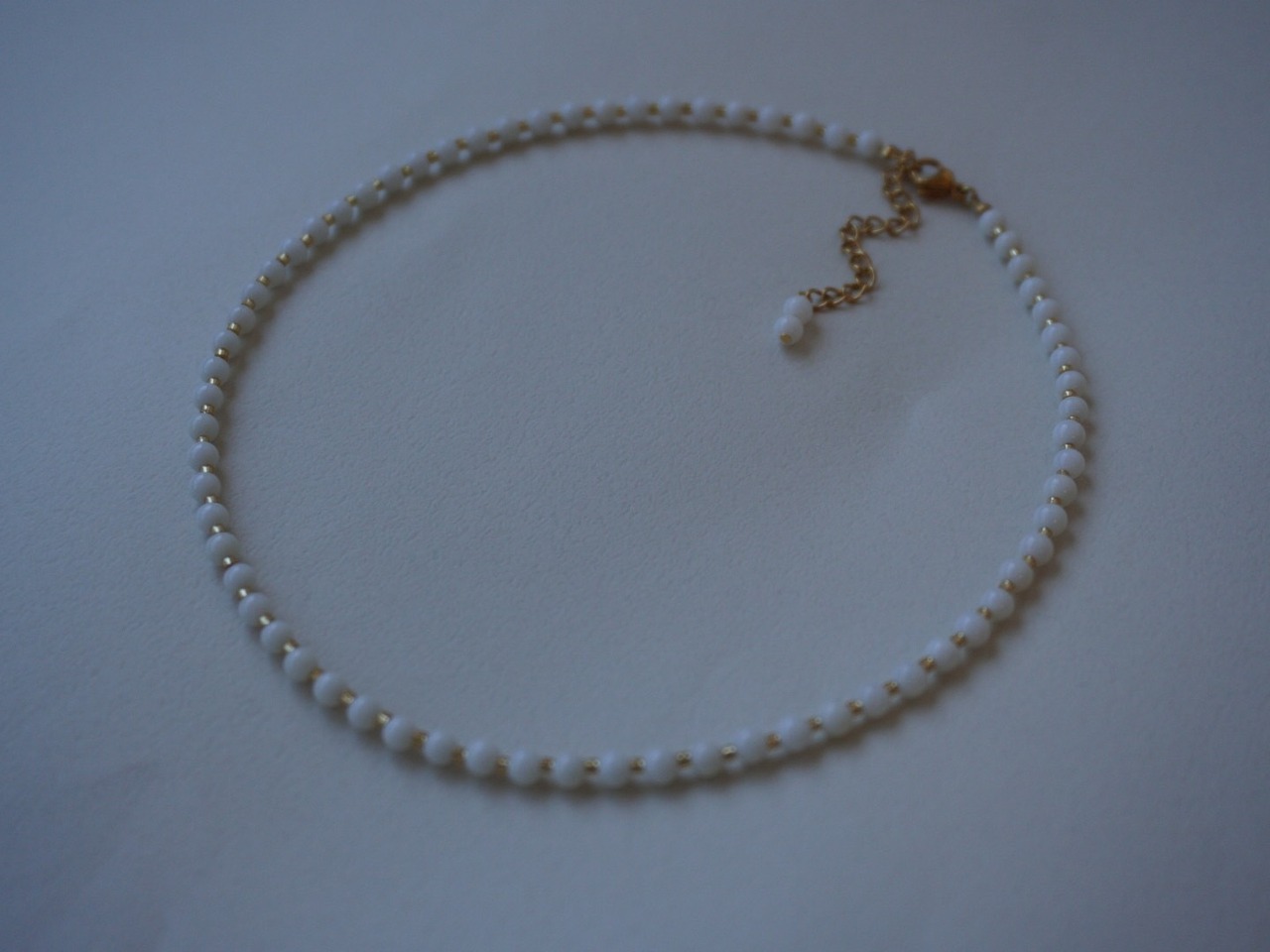 【 WAVE 】white coral necklace