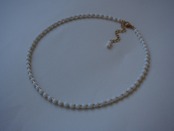 【 WAVE 】white coral necklace