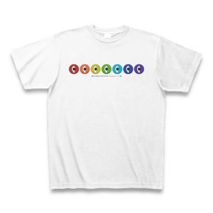 ごまふレコード。Tシャツ（ロゴ レインボー）