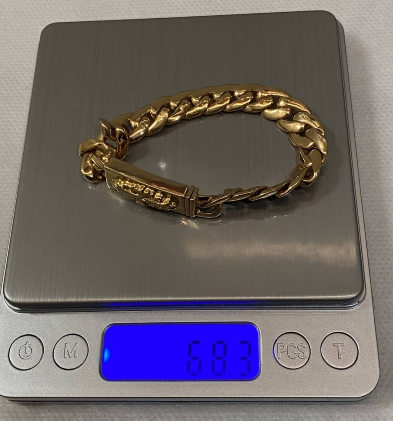 CHROME HEARTS クロムハーツ 22k ベビー ID フローラルクロス CHROME HEARTS クロムハーツ 22k ベビー ID フローラルクロス