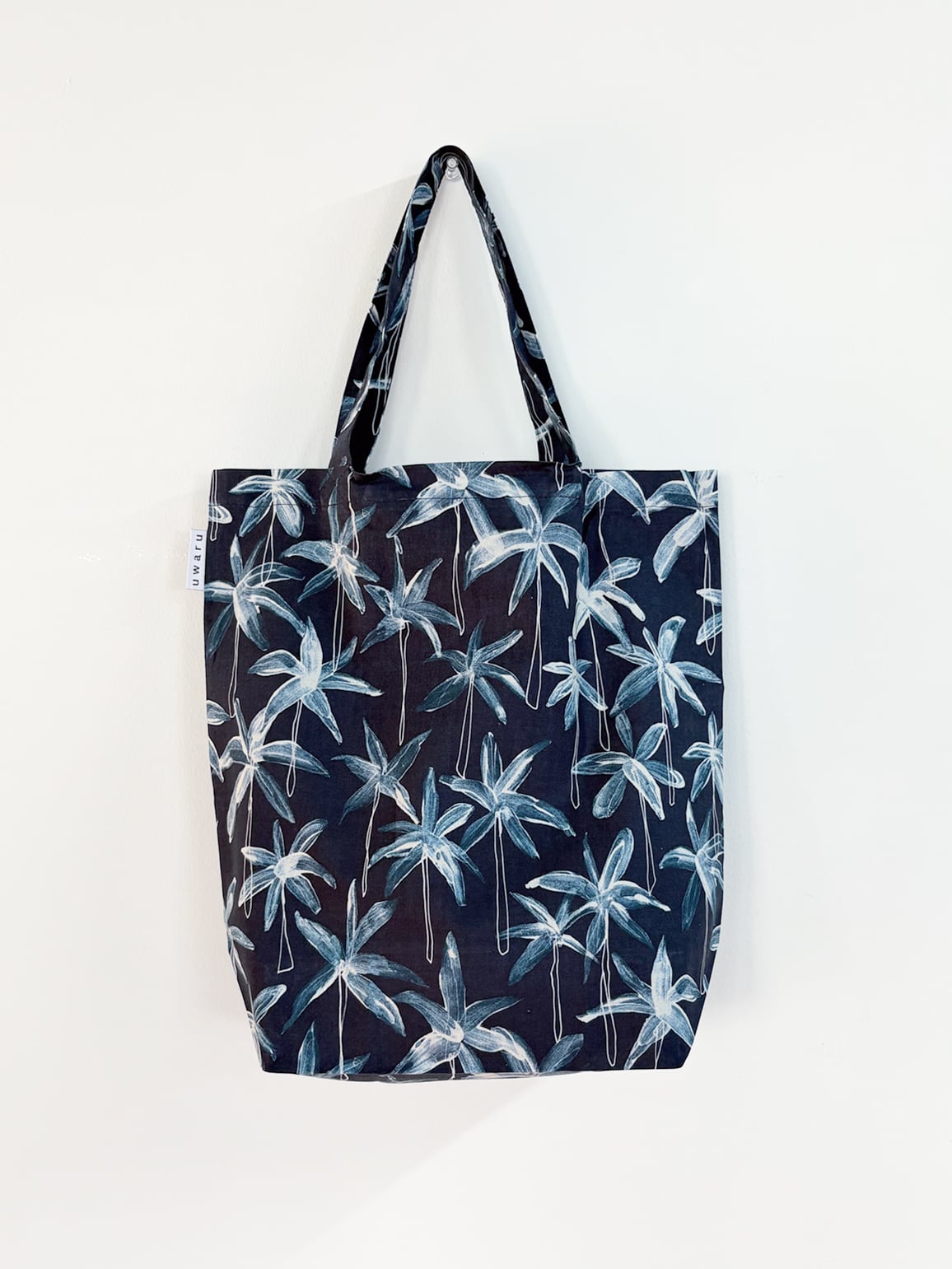 palm tree -navy- ポケットトートバッグ