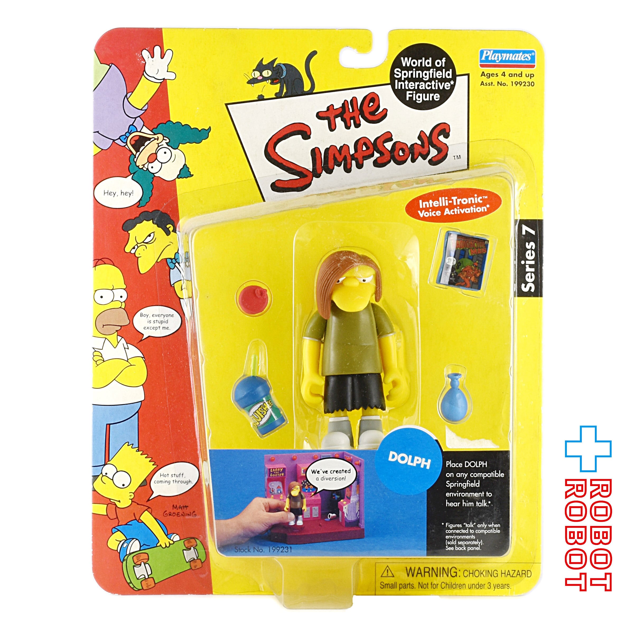 プレイメイツ シンプソンズ シリーズ7 ドルフ アクションフィギュア 未