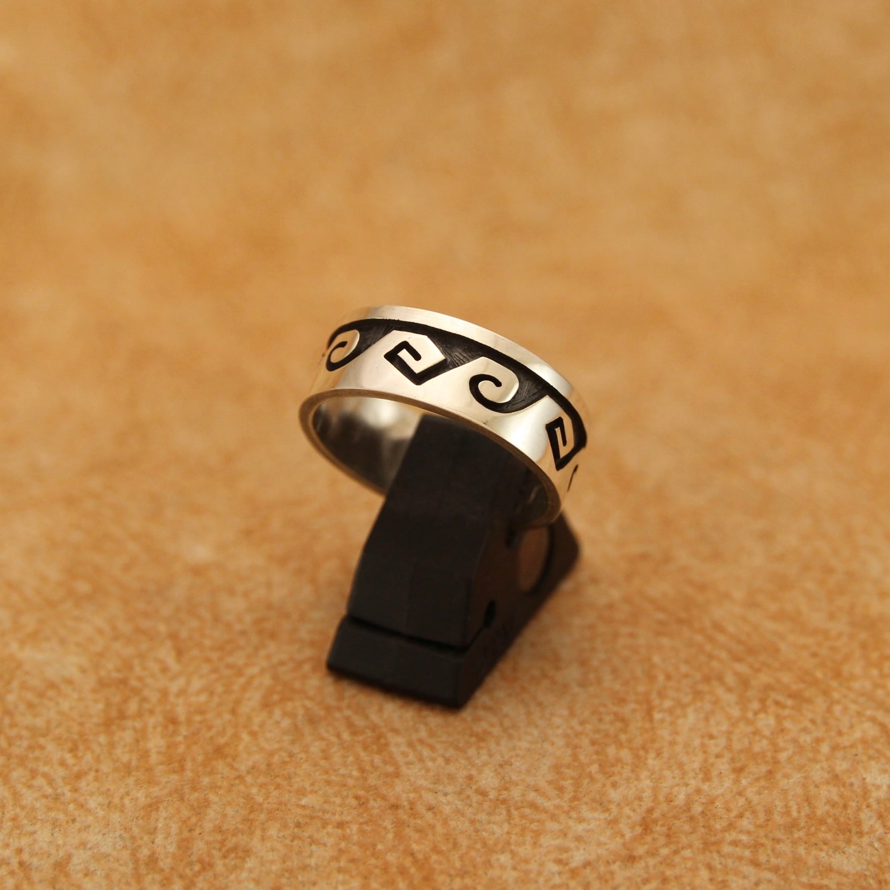 ホピ族 23号 Lucion Koinva作 シルバーリング#51 インディアン