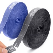 【フリーカット・簡単・しっかり】コード まとめる 結束バンド ケーブルバンド マジックテープ バンド ケーブルタイケーブル まとめる ケーブル バンド マジックテープ ケーブル結束バンド ケーブル 纏める 配線まとめ 結束テープ 結束バンド 繰り返し使用可能 (【10M】黒+青, ちぎれるタイプ)