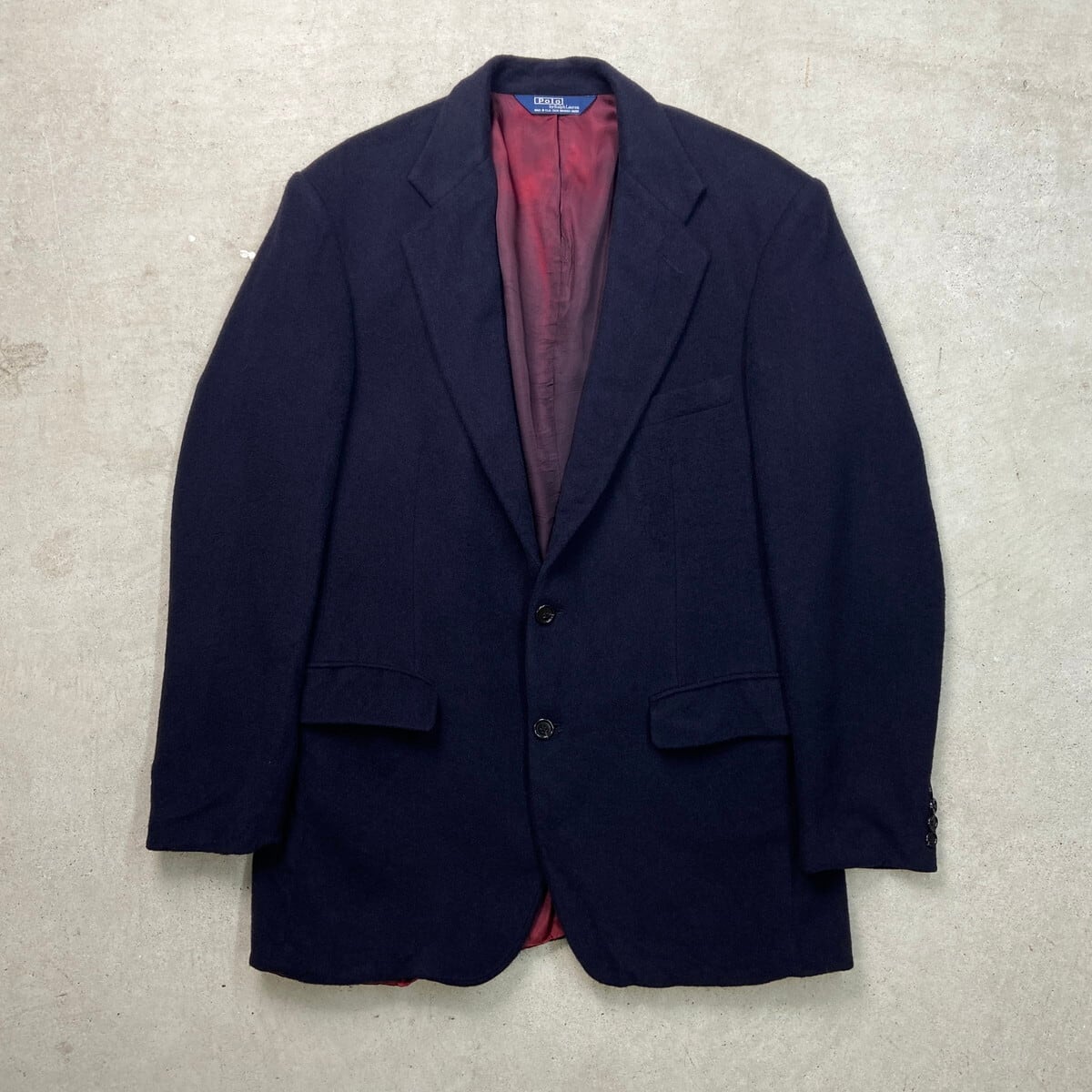 80s USA製　ポロユニバーシティクラブ　ラルフローレン　紺ダブル　金ボタン 80年代 USA製 Polo university club by Ralph Lauren ラルフローレン