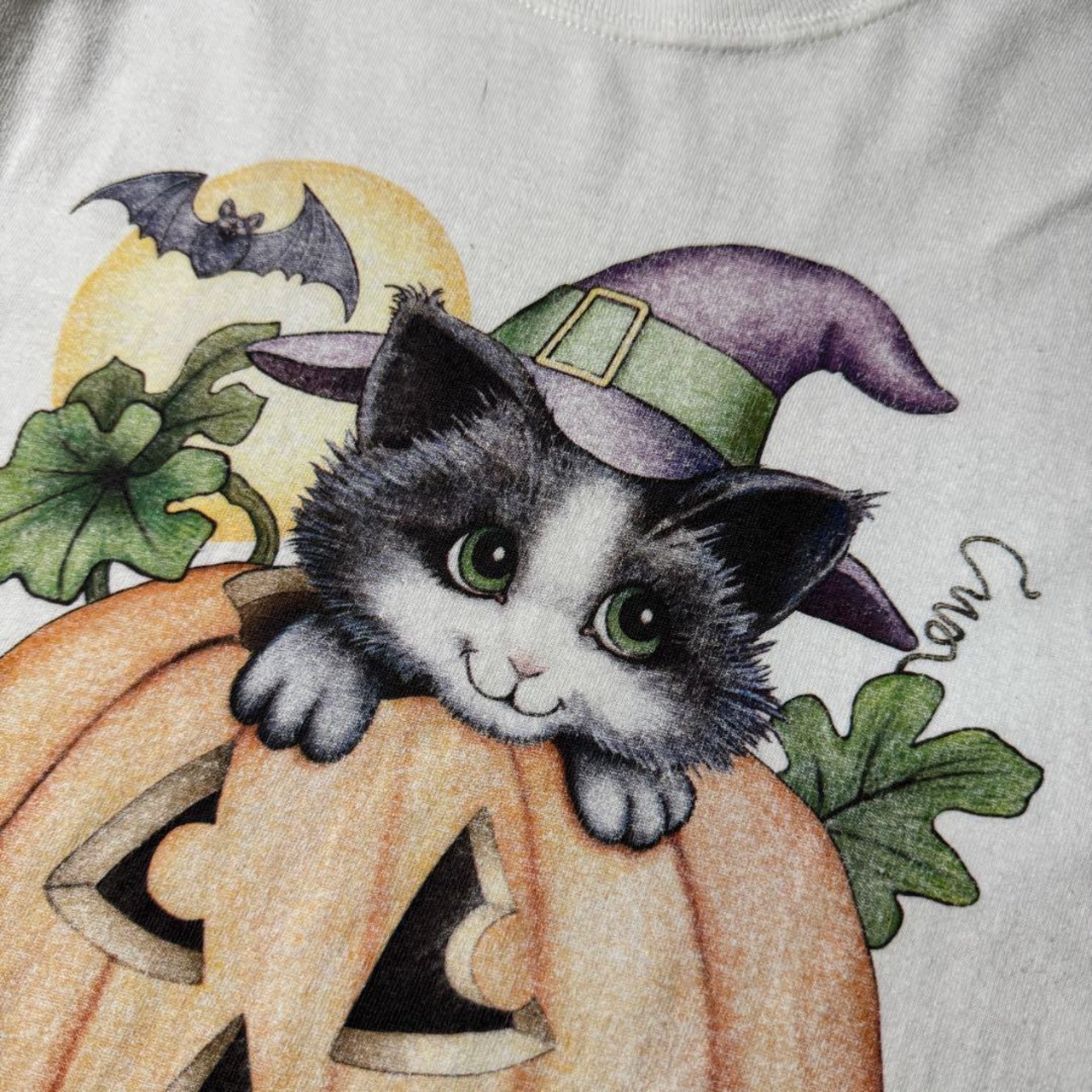 JERZEES TEE 猫 ネコ アート Tシャツ 古着 - 4
