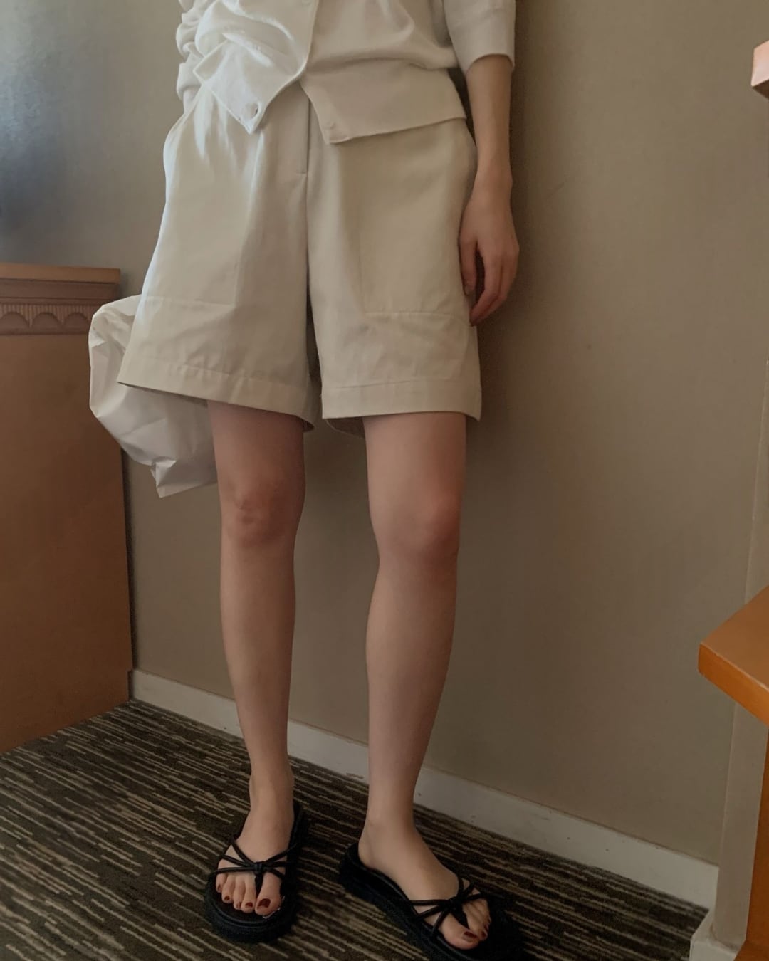リラックスハーフパンツ