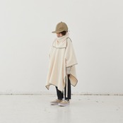 ecofleece poncho / ポンチョ / ecru ｛ MOUN TEN. 22AW ｝