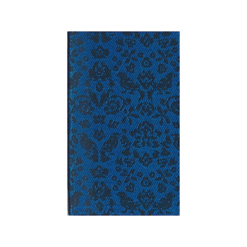 2024 DIARY Ijaku Carpet　”花と鳥”ブルー