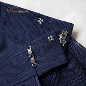 社交ダンス 衣装 スカート ネイビー系 チャコット Chacott 紺 水玉 ドット柄 チュール レッスン 練習 シンプル 上品 透け感 パーティー ダンス衣装 かわいい 落ち着いた色