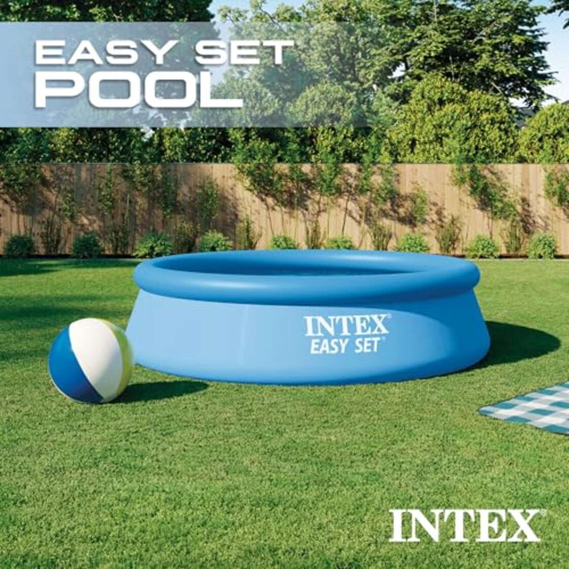 INTEX イージーセットプール 305cm x 76cm 28120 U-5301 大型家庭用プール 夏休み 庭遊び 水遊び