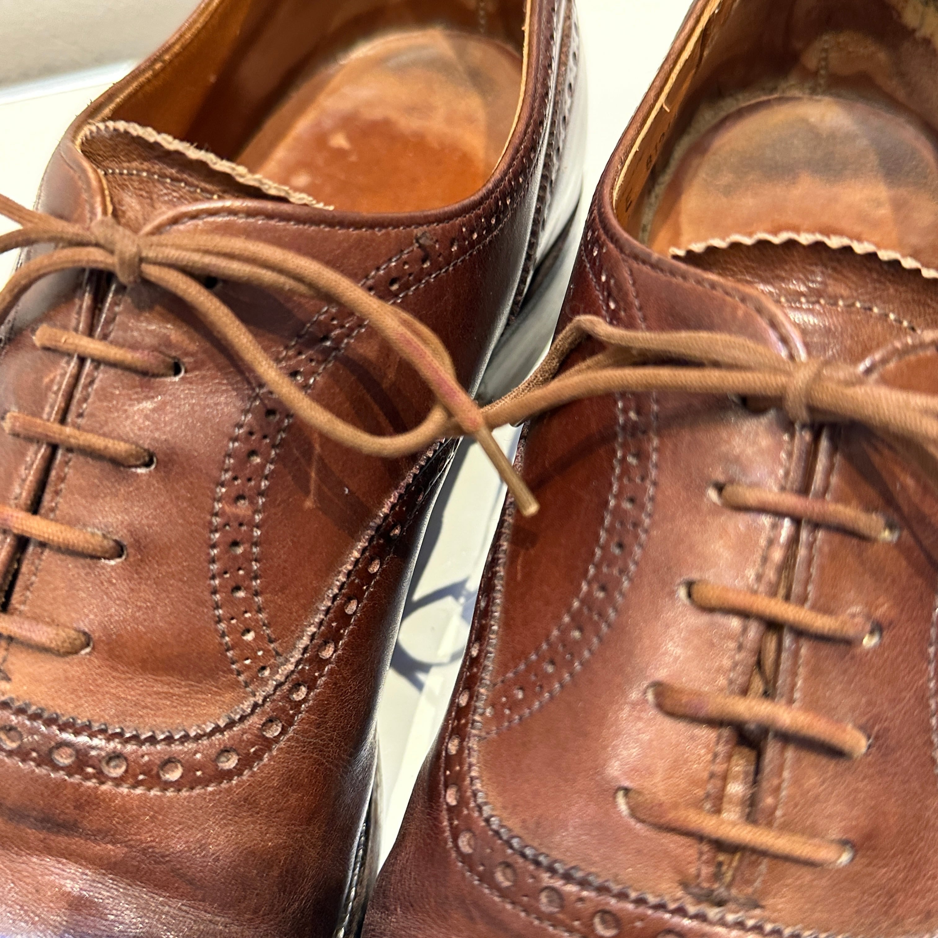 CROCKETT&JONES LEATHER SHOES 7 1/2E | safarionline