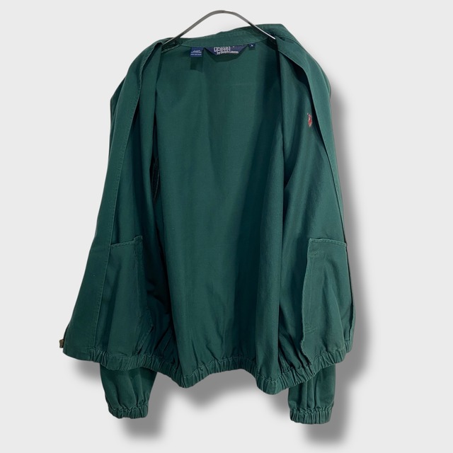 80s ラルフローレン　スウィングトップ　三角タグ　ハリントンジャケット　緑　L