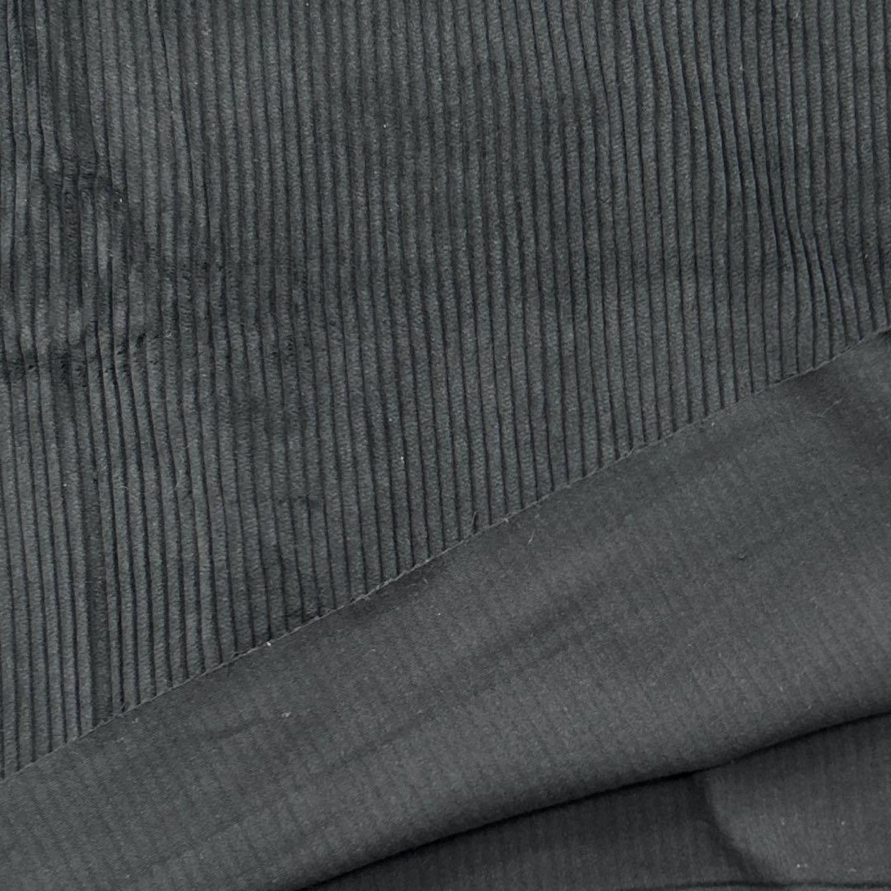 ★NY154◆2m◆綿100%太畝コーデュロイ生地◆ブラック