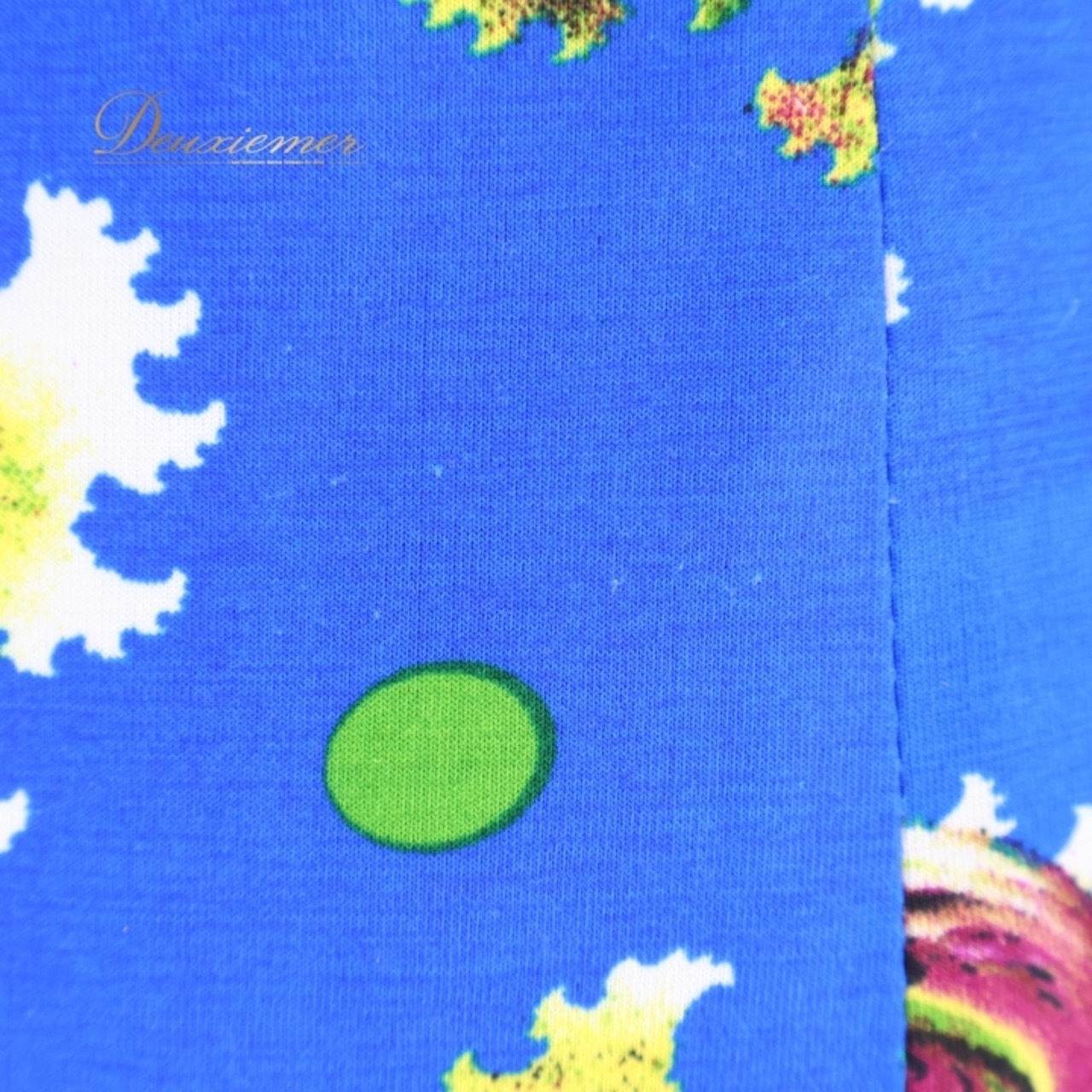 フラメンコ 衣装 ファルダ スカート 青 柄 模様 緑 タイト 軽い 薄い レッスン 練習 お洒落 フリル ブルー系 グリーン系 おしゃれ 女性用 Mサイズ ダンス 練習着 ファッション レディース